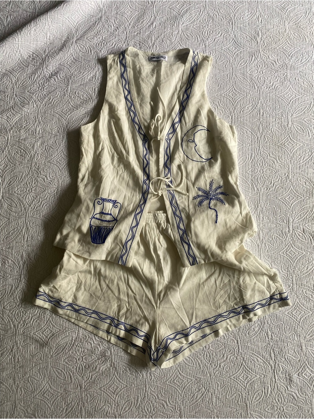 Princess Polly Cream Lightweight Set